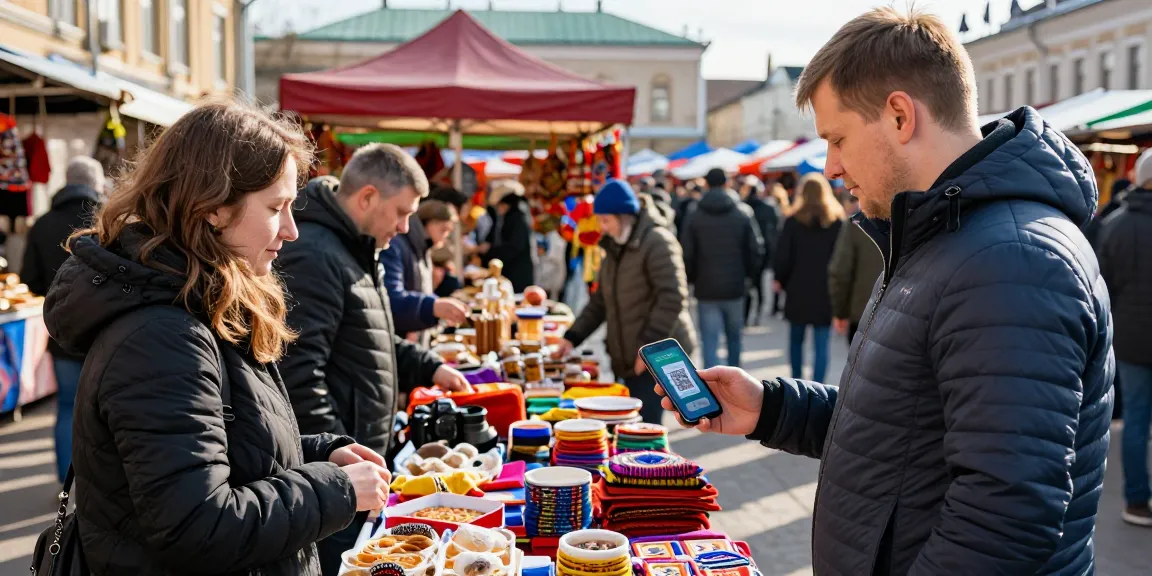 Explorando el mercado local en Rusia con https://payinrussia.com/ usando una app de pago móvil.