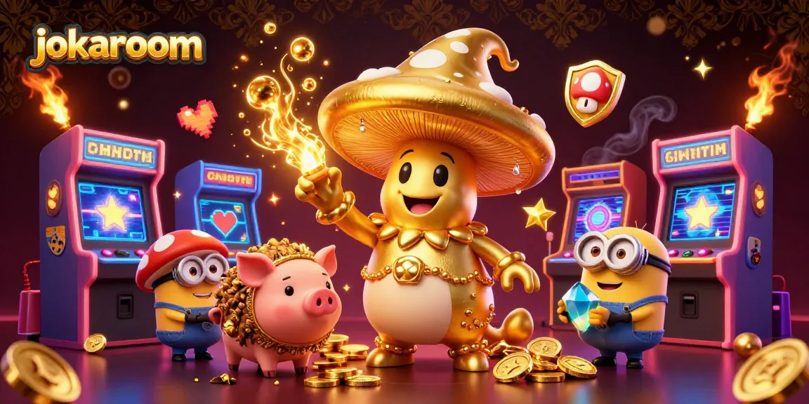 Experience the excitement of jokaroom's golden wizard and treasure-filled gaming adventure.